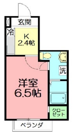 ベルフルール本厚木の間取り
