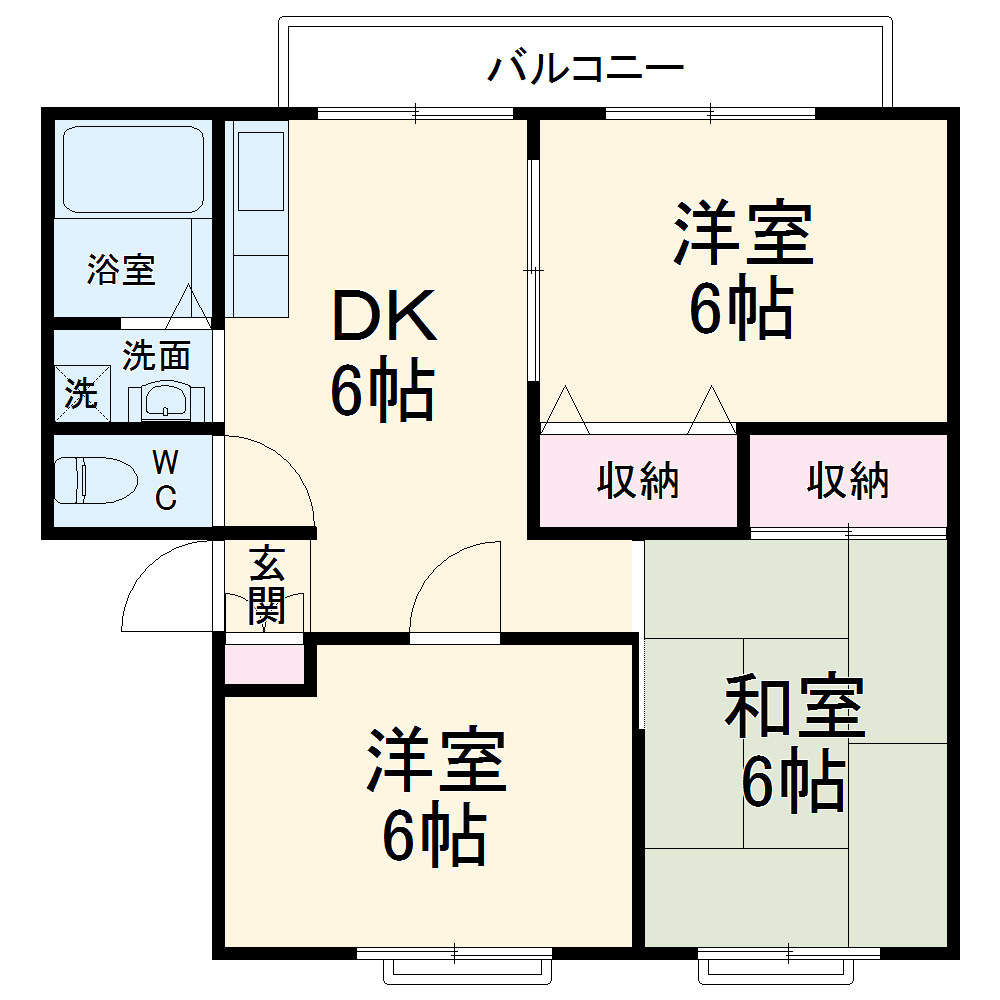 サンビレッジ綾瀬Cの間取り