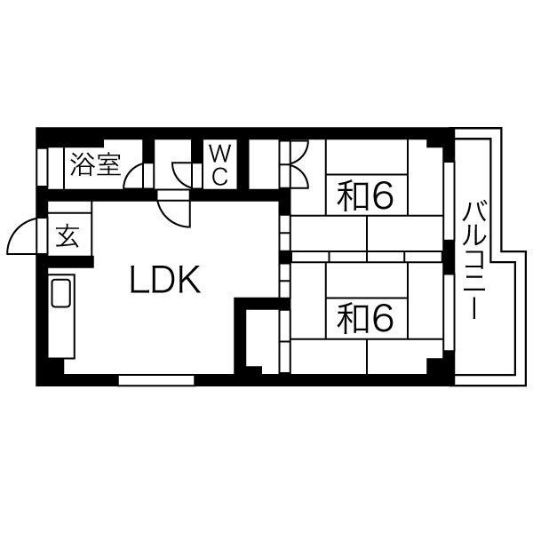 ヴィラコスモス稲沢の間取り