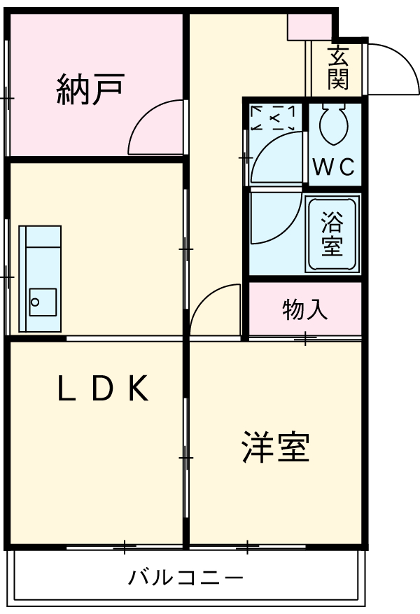 ガーデンハイツAの間取り