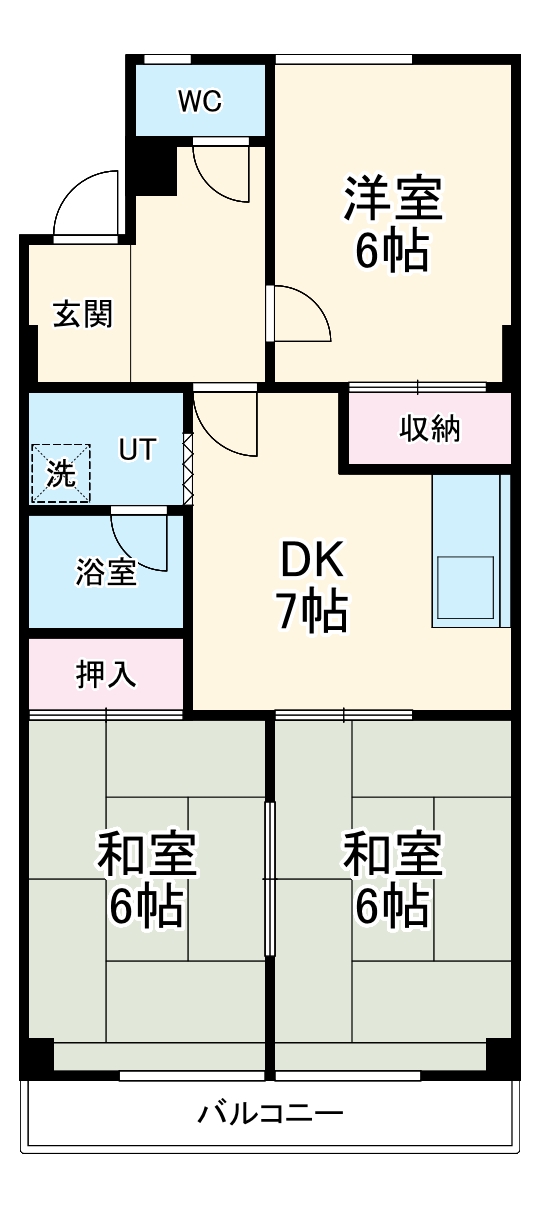 サンライフすあげの間取り