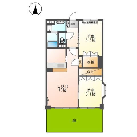 ウッドヴィレッジⅡの間取り