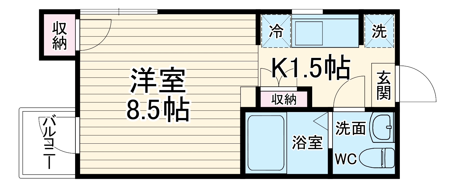 サンメゾン中山の間取り