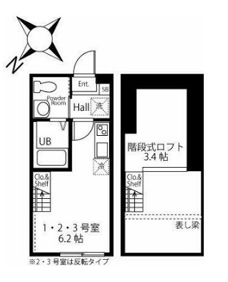 ハーミットクラブハウス戸塚グランの間取り