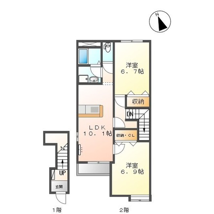 フルラージュの間取り