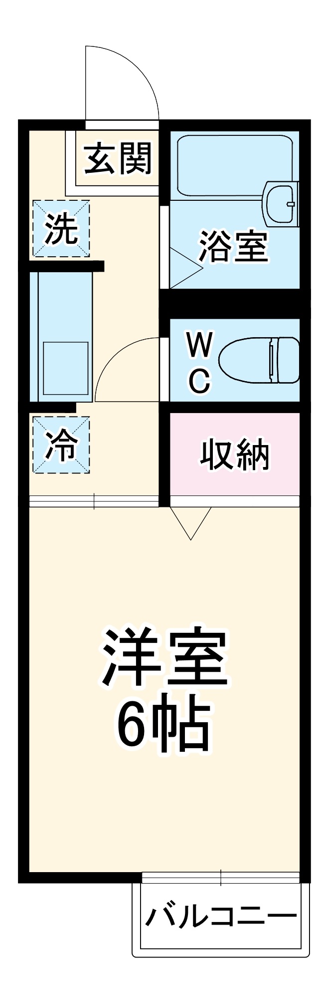 ヴィラ本厚木の間取り