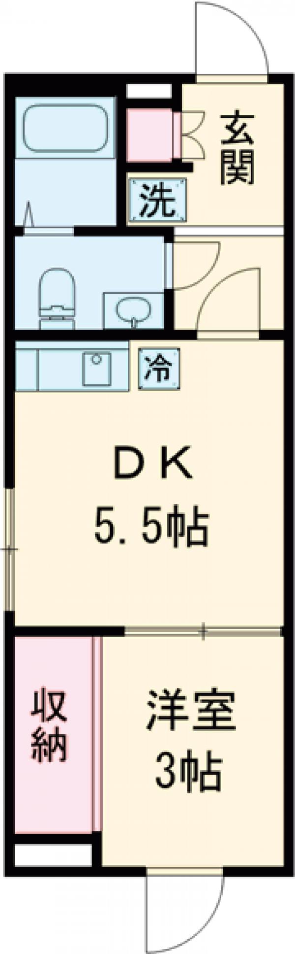 Fullea神楽坂の間取り