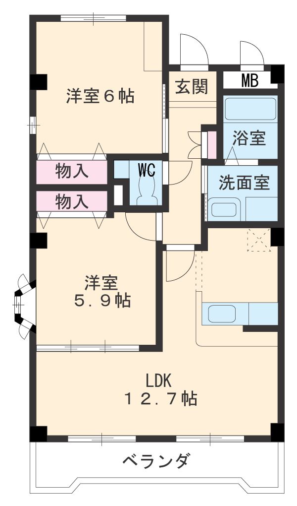 ヴェルスの間取り