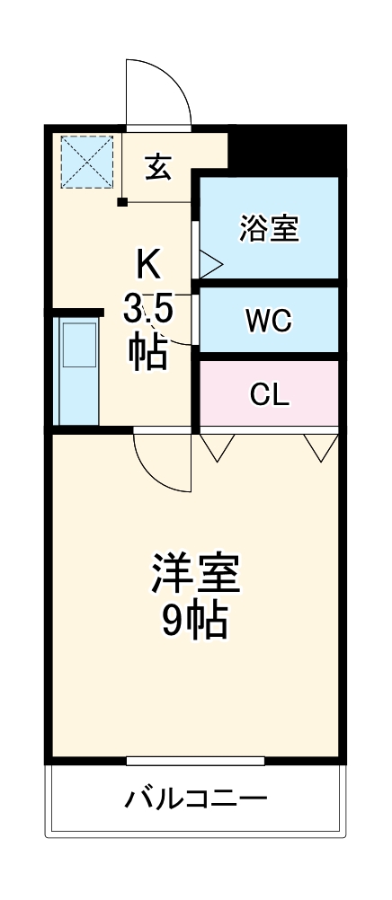 サイリッチ久後崎の間取り