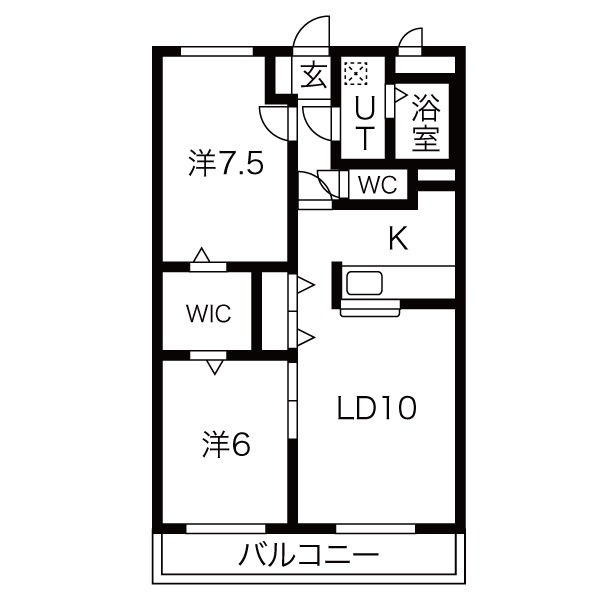 リヴ・ファーストＳｏｕｔｈの間取り