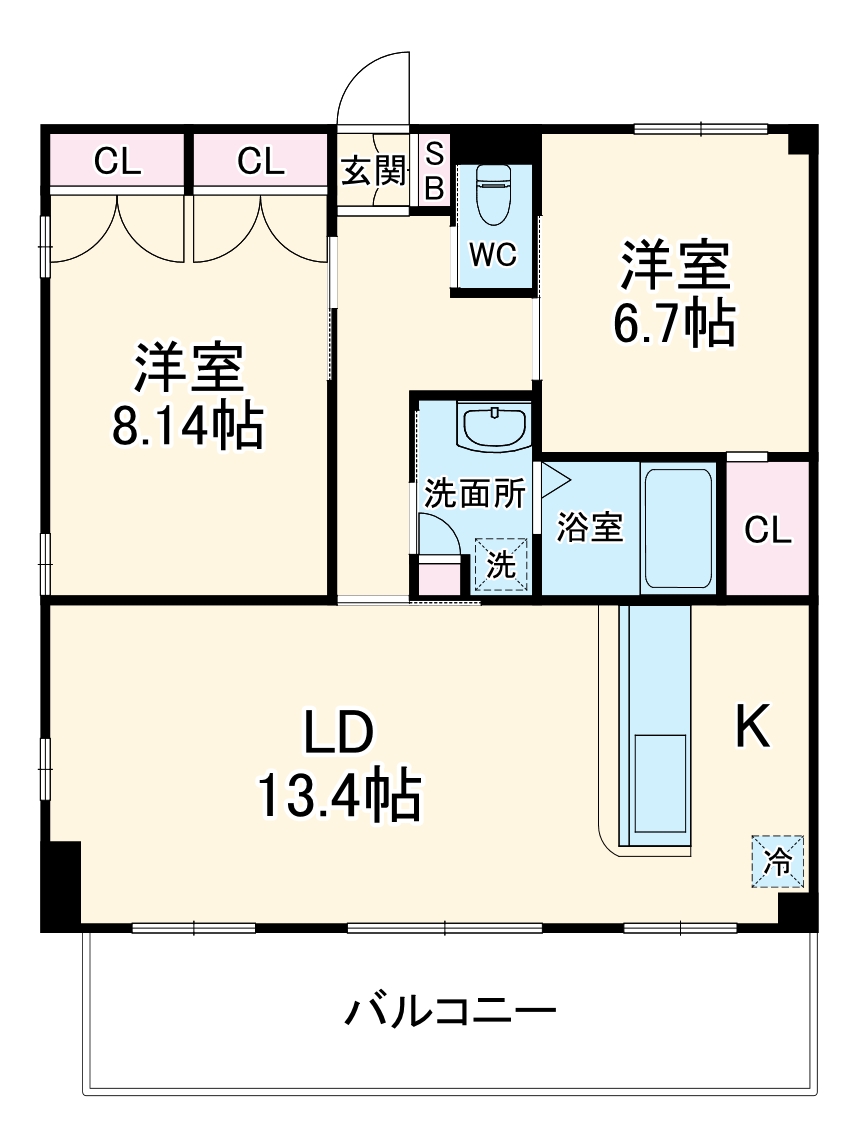 らうらうじ湘南台の間取り