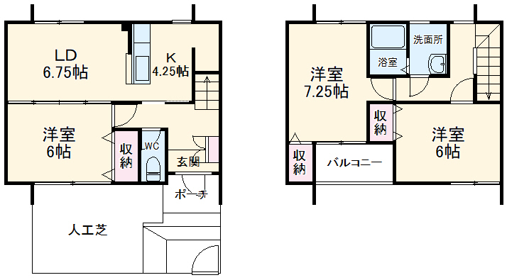 T-CUBEの間取り