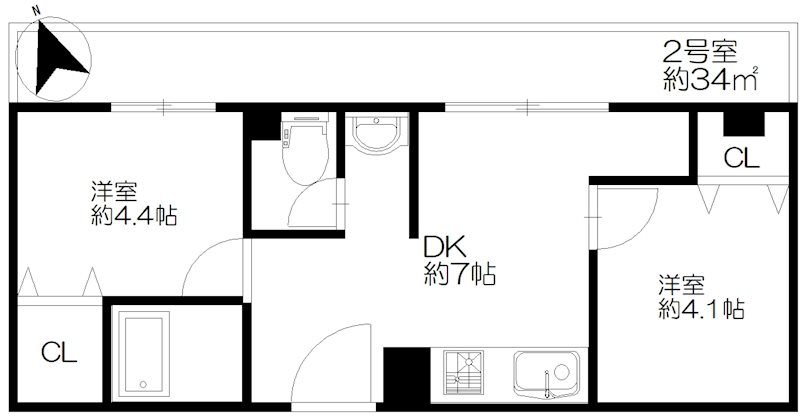 藤井ビルの間取り