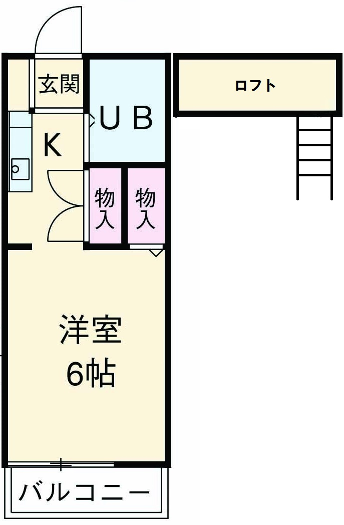 ハイツラビットの間取り