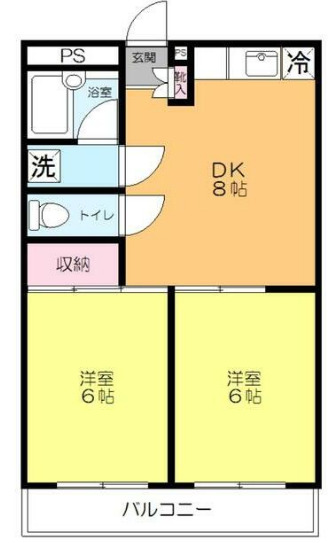 カサブランカⅠの間取り
