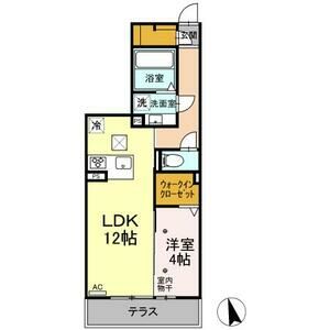 D-room新生の間取り