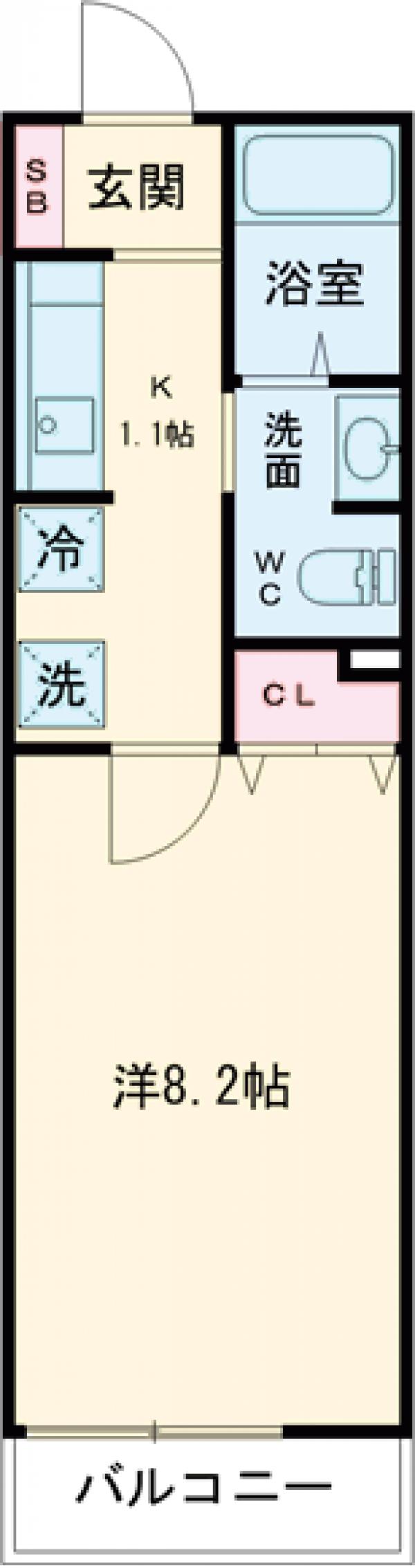 アビタシオン9の間取り