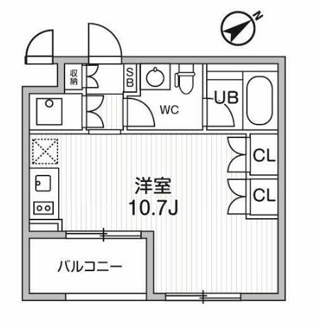 大田西馬込レジデンスの間取り
