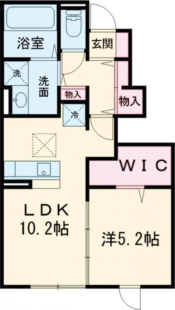 D-room彩都ピア弐番館の間取り