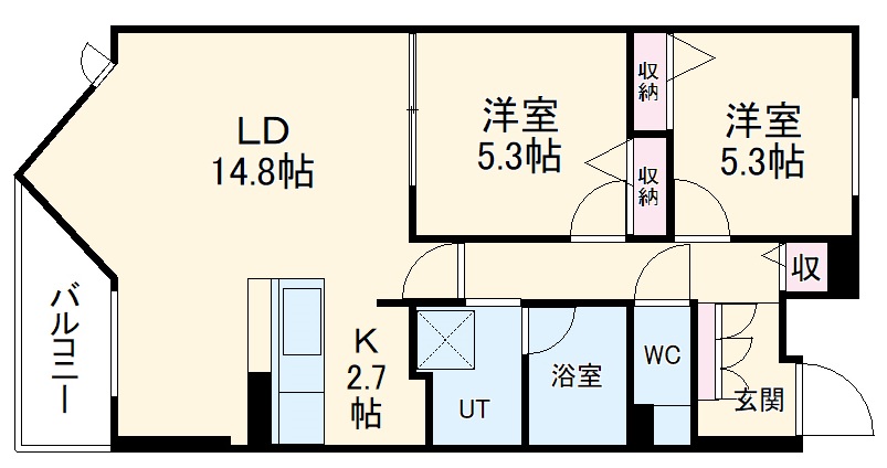 LINEAR STYLEの間取り