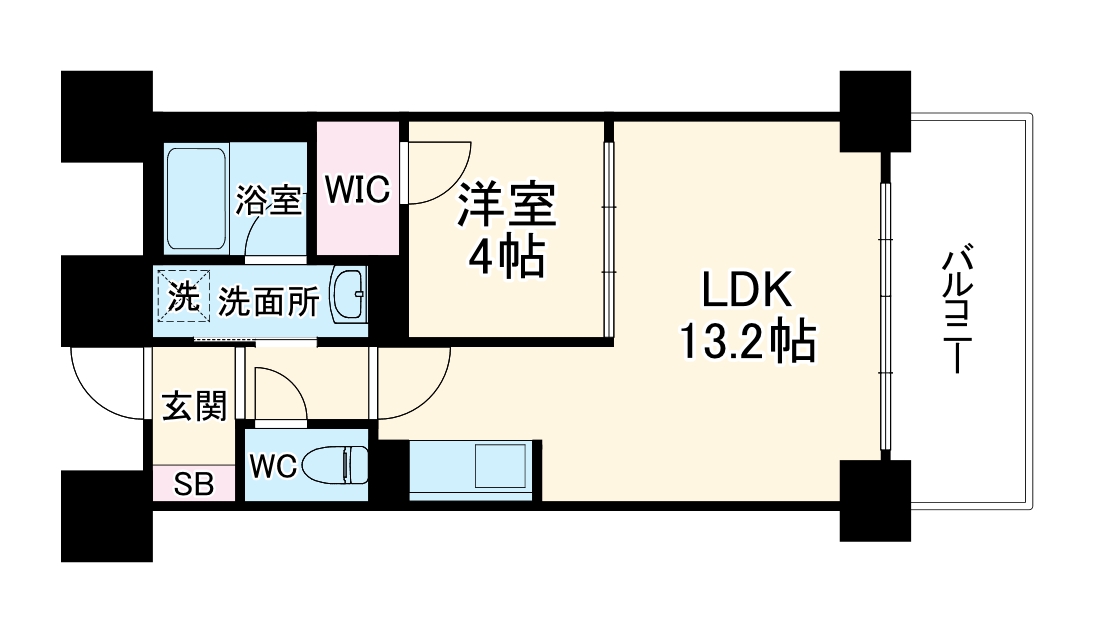ブリリアント同心の間取り