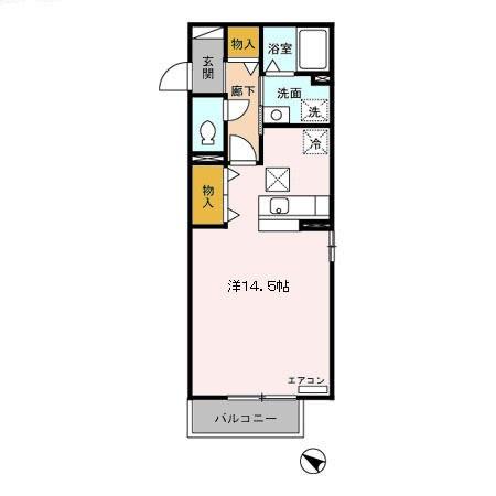 セジュール コットンの間取り