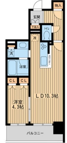 ＨＦ新横浜レジデンスの間取り