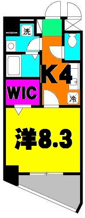 アベニール高砂の間取り