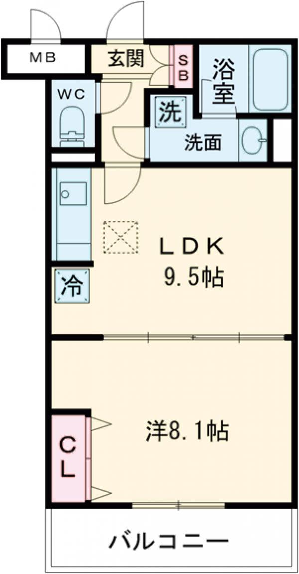 Bon Mandarineの間取り