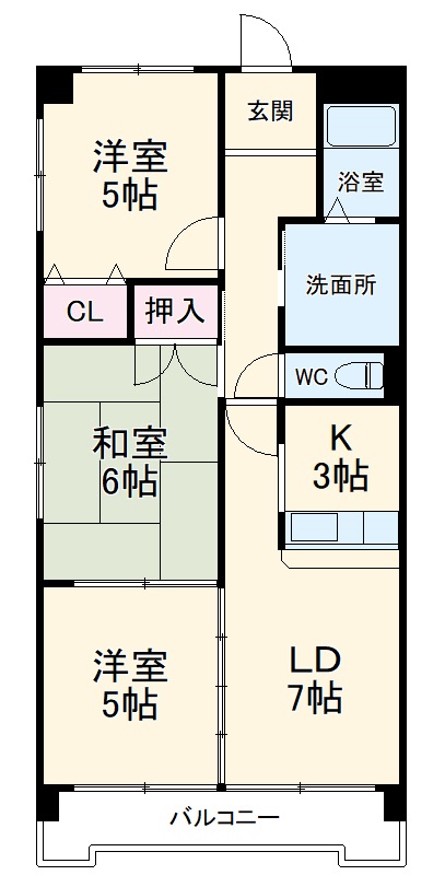エポック篭山の間取り