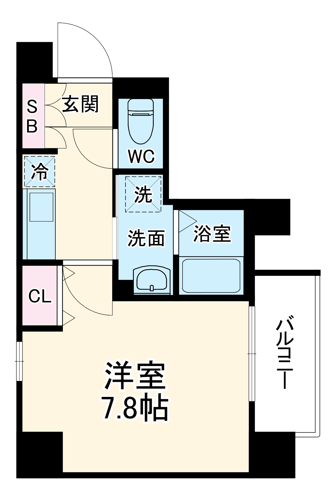 リヴシティ浦和常盤弐番館の間取り