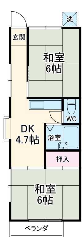 平田ハウスの間取り