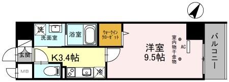 グレースクレスト八潮の間取り