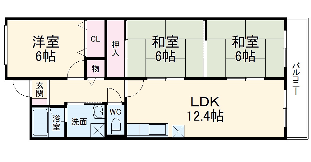 ジョイフルライフ泉丘の間取り