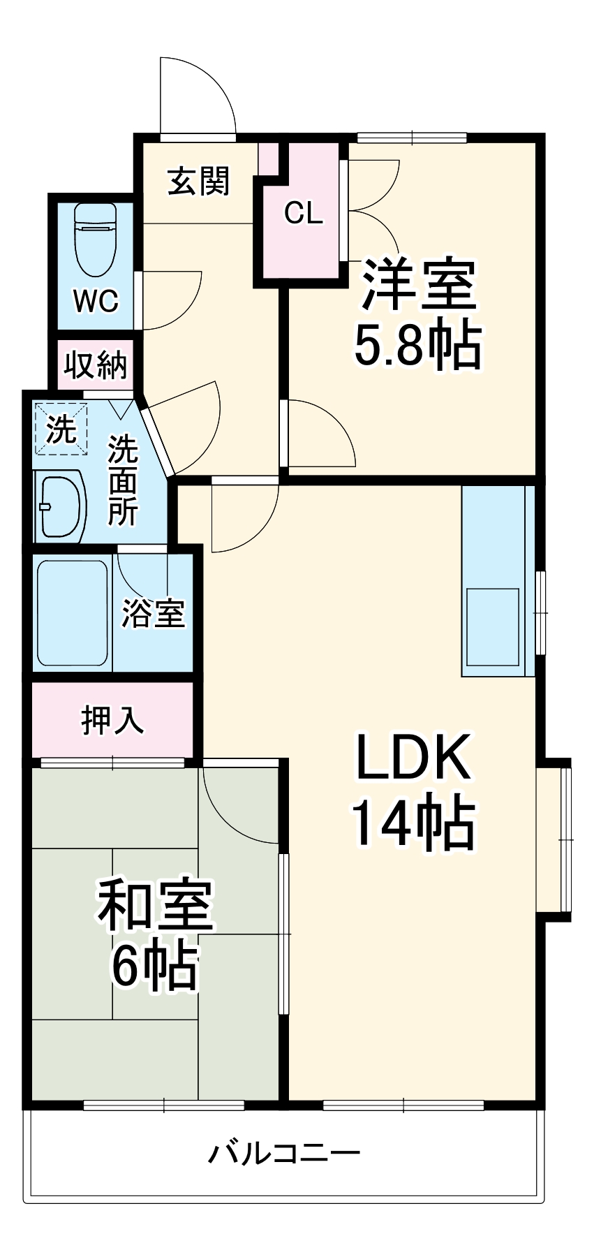 ロイヤルメゾンⅢの間取り