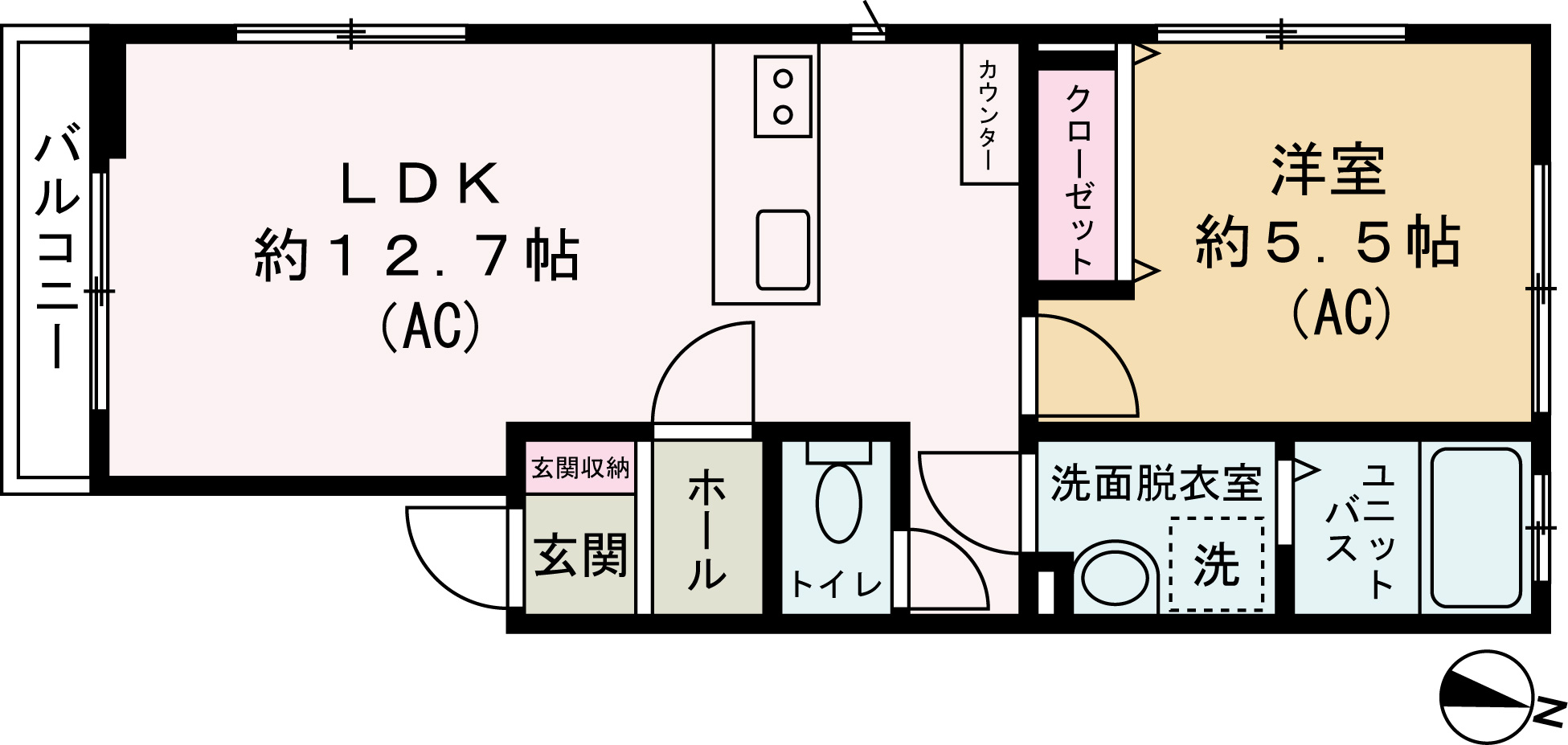 Comfort Residenceの間取り