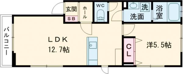 Comfort Residenceの間取り
