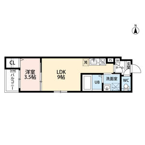 CRASTINE弥生町A棟の間取り