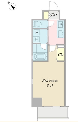 ルミノス千種の間取り