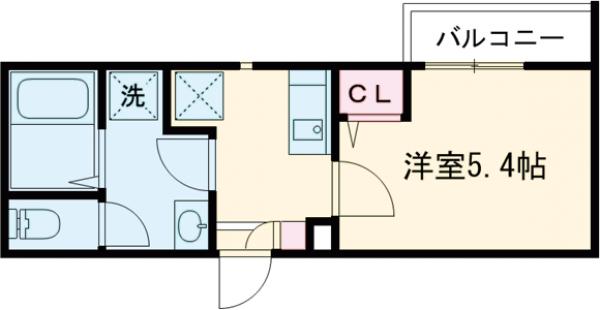 MELDIA堀之内3丁目の間取り