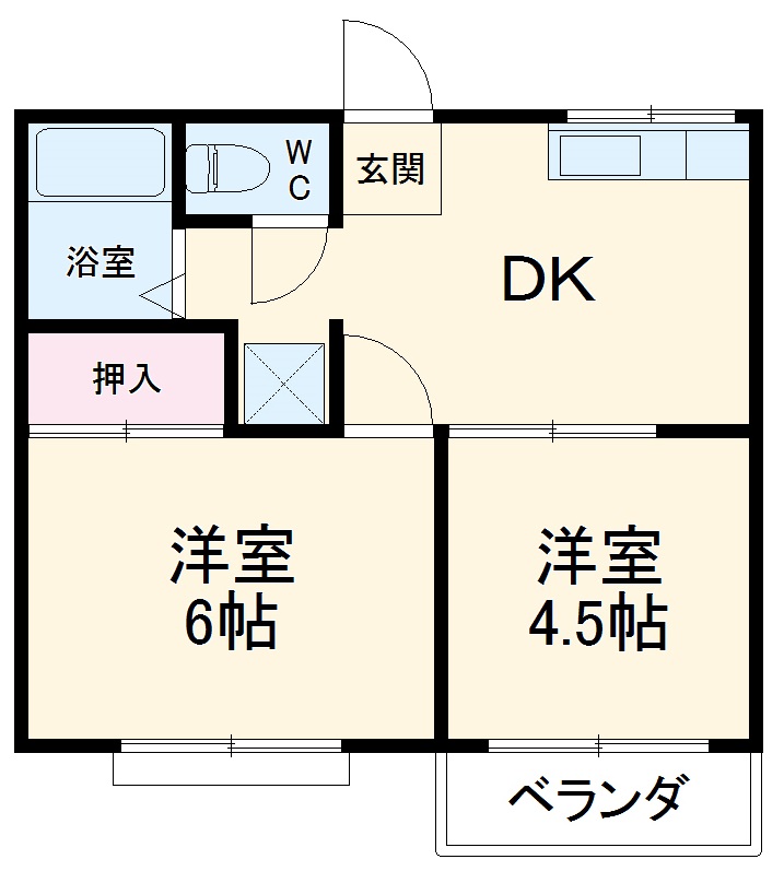 サティライトBの間取り