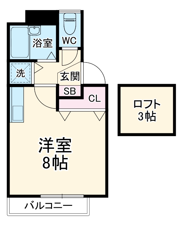 ポラリス松戸壱番館の間取り