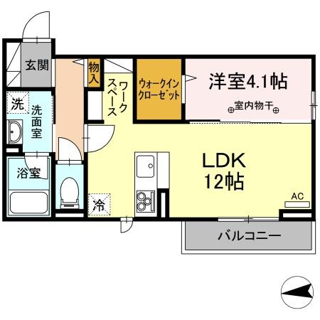 城南センターコートの間取り