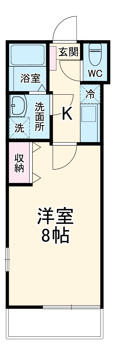 リーヴェルポート横浜西口Carnaの間取り