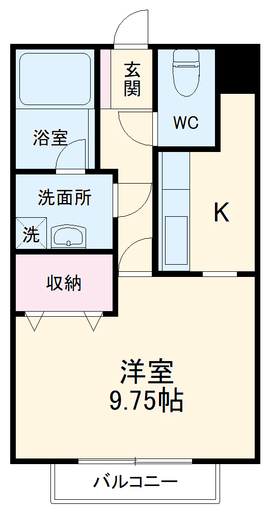 ジュネスコートの間取り