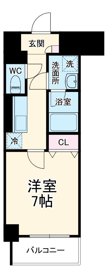ドゥナーレ内浜町の間取り