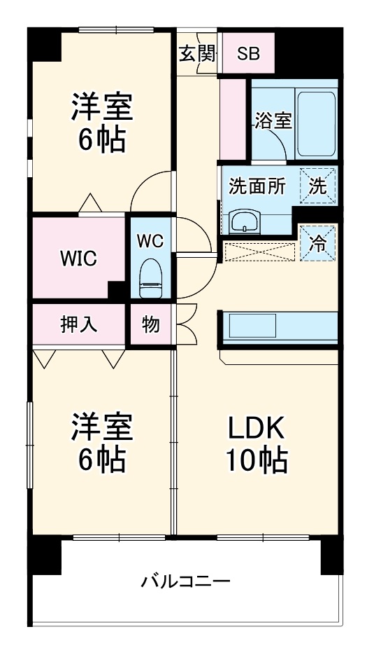 プロスペレウェステンベルクの間取り