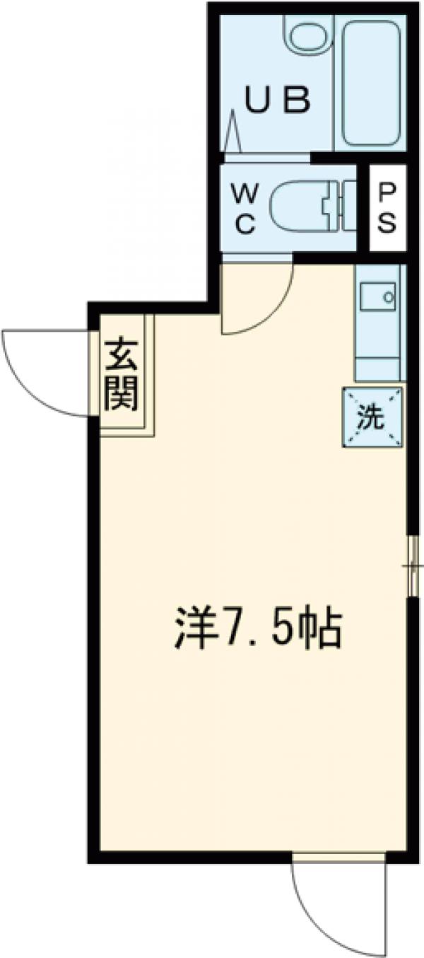 シャンテ新小岩の間取り