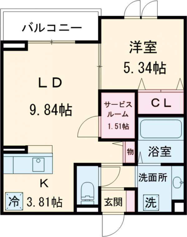シャトー・ドゥ・ラ・メールの間取り