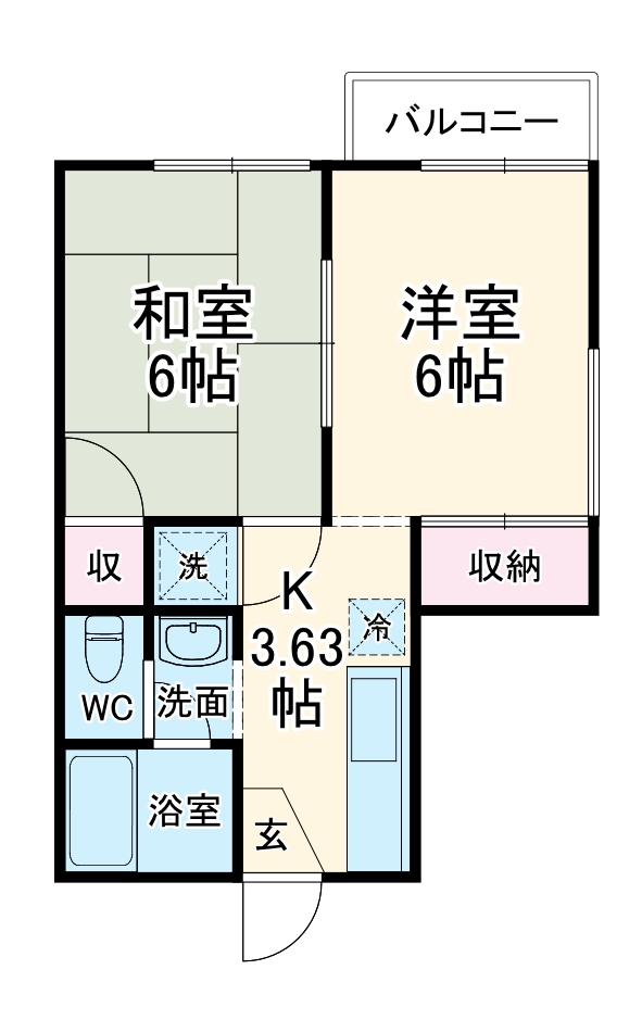 コーポ・ヒラモトの間取り